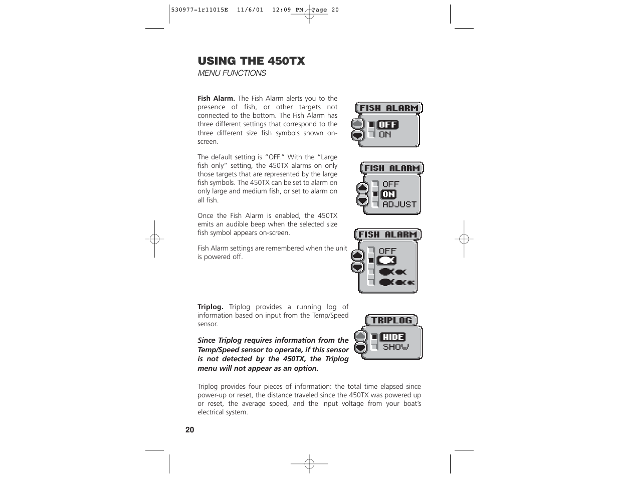 Using the 450tx | Insignia 450TX User Manual | Page 22 / 40