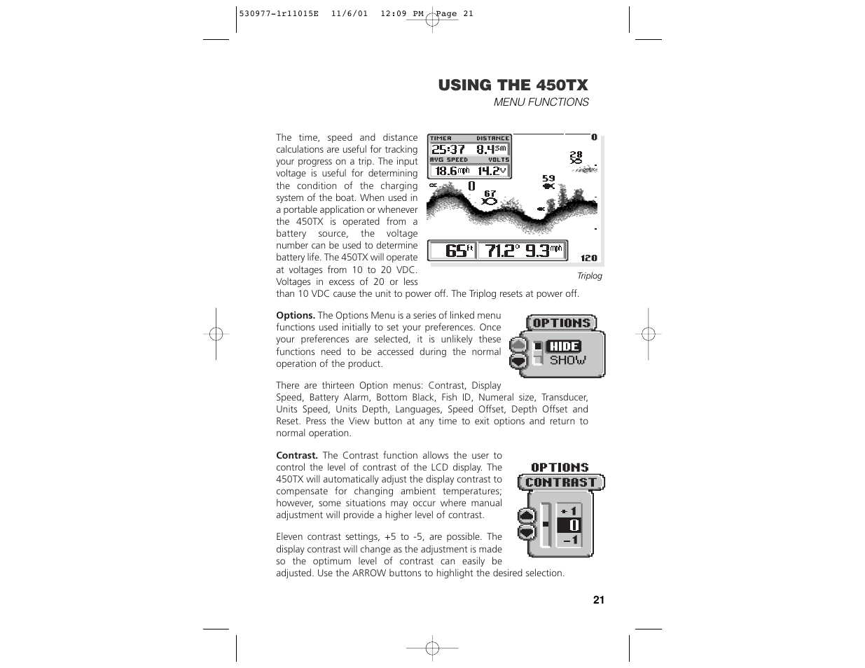 Using the 450tx | Insignia 450TX User Manual | Page 23 / 40