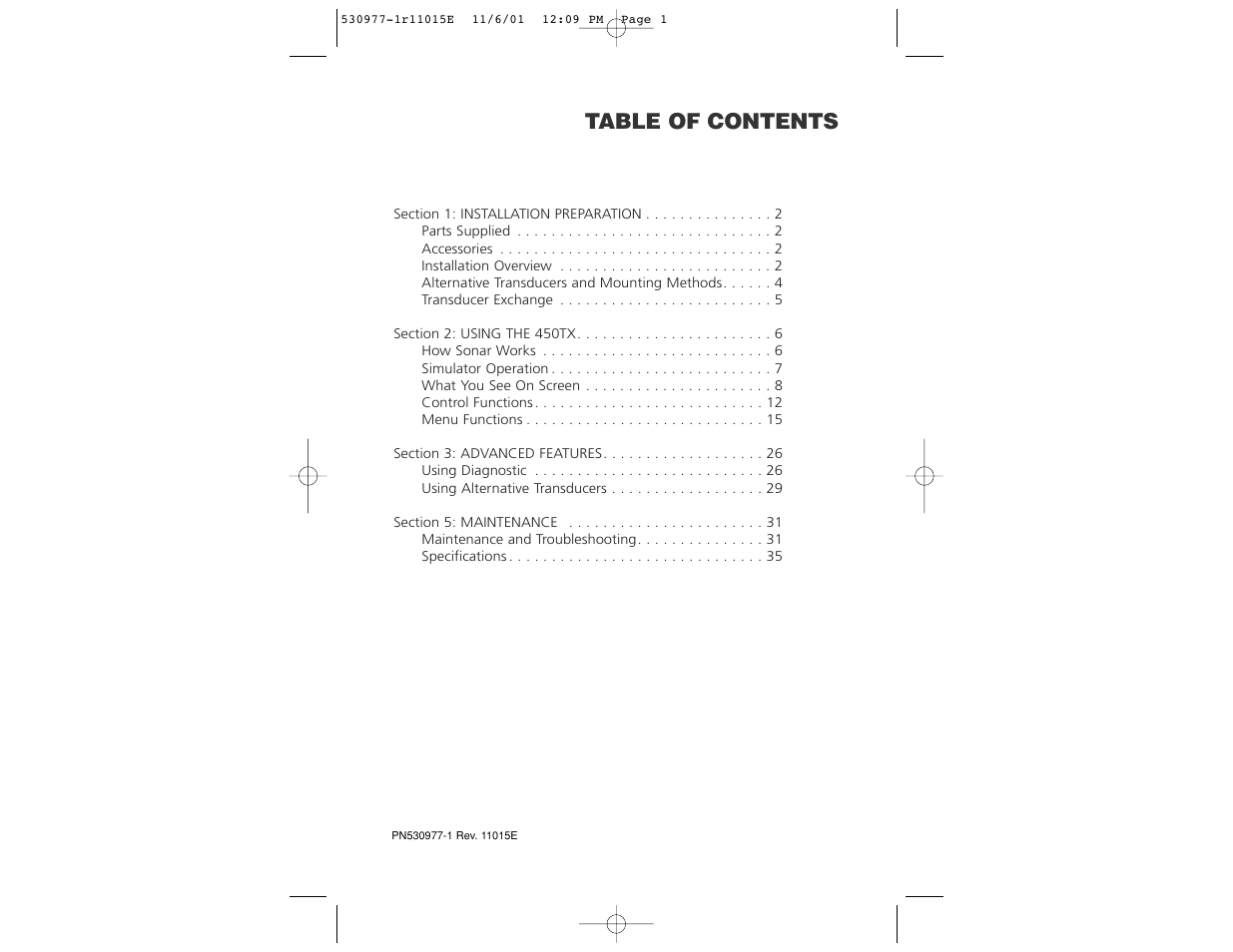 Insignia 450TX User Manual | Page 3 / 40