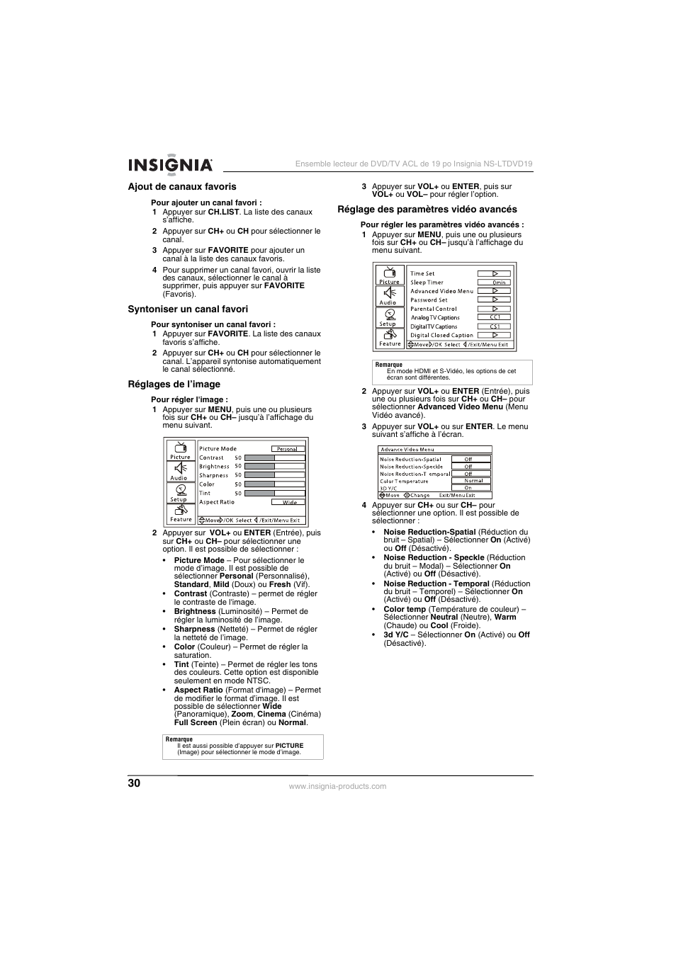 Insignia NS-LTDVD19 User Manual | Page 32 / 68