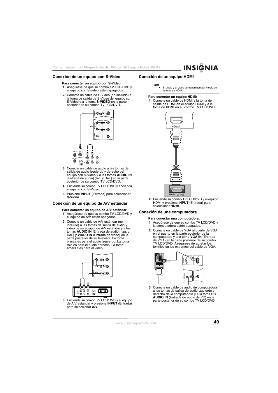 Insignia NS-LTDVD19 User Manual | Page 51 / 68