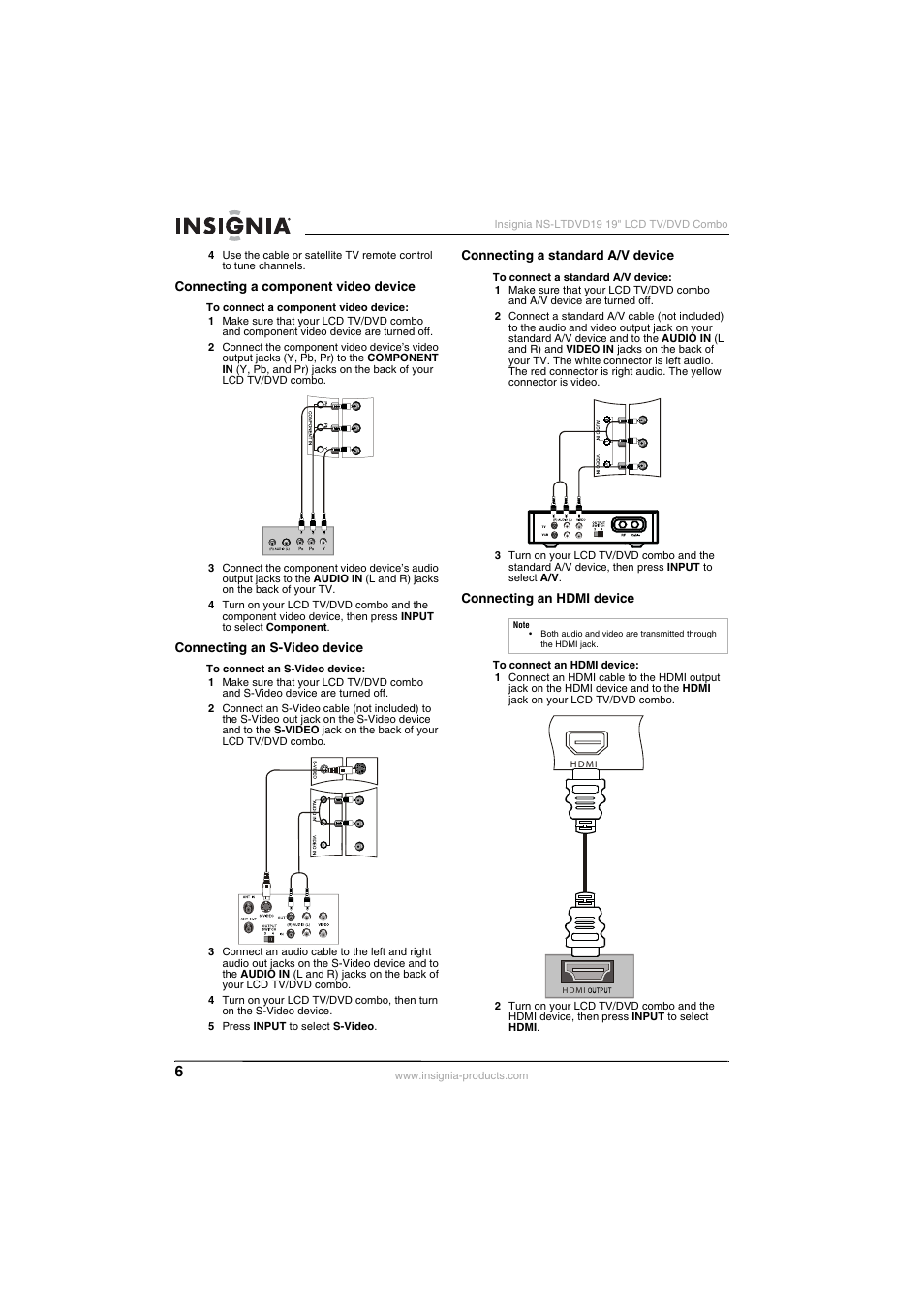 Insignia NS-LTDVD19 User Manual | Page 8 / 68