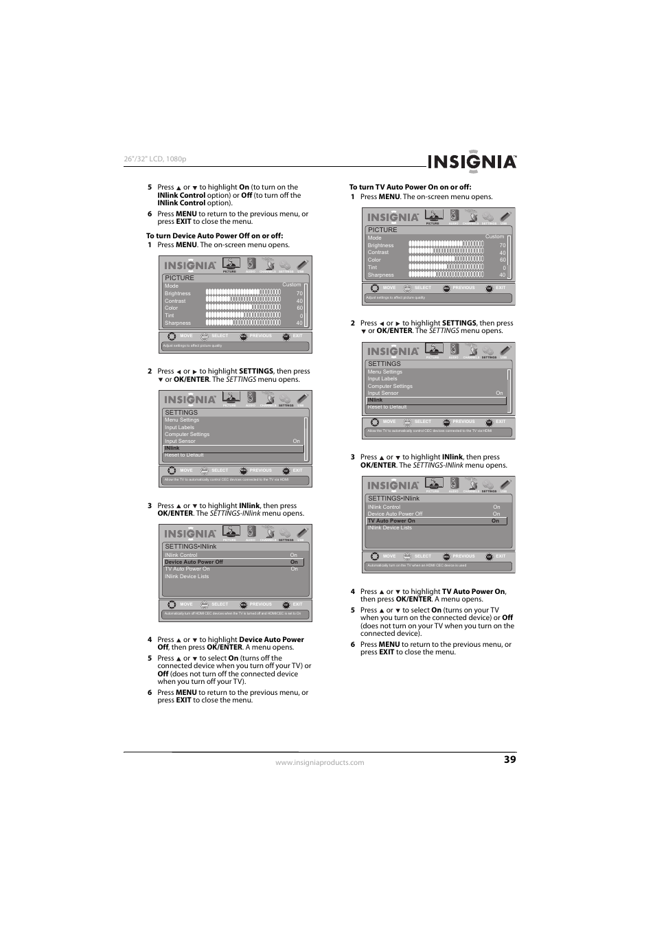 Insignia NS-32L450A11 User Manual | Page 43 / 68