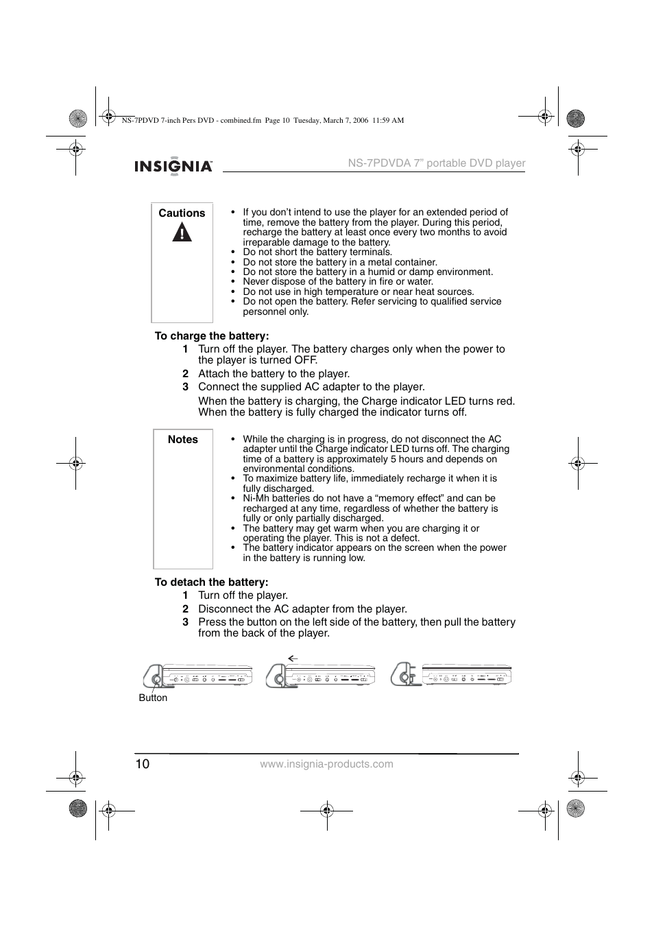 Insignia NS-7PDVDA User Manual | Page 11 / 102