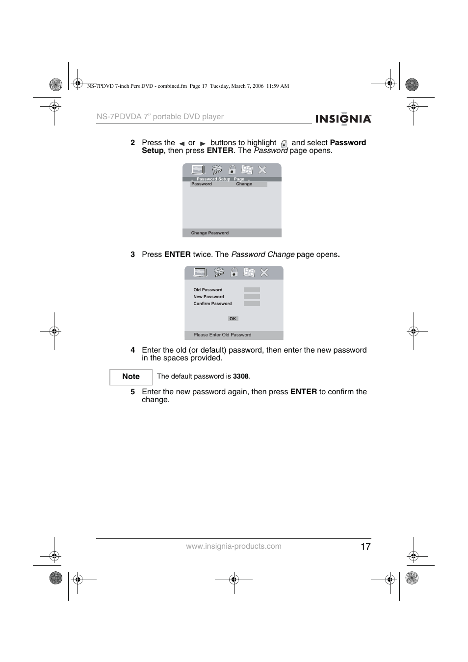 Insignia NS-7PDVDA User Manual | Page 18 / 102