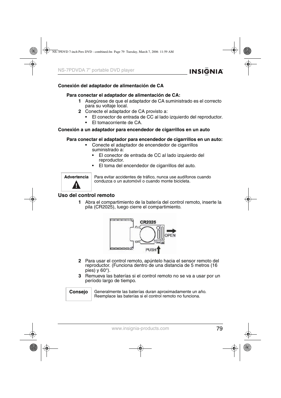 Insignia NS-7PDVDA User Manual | Page 80 / 102