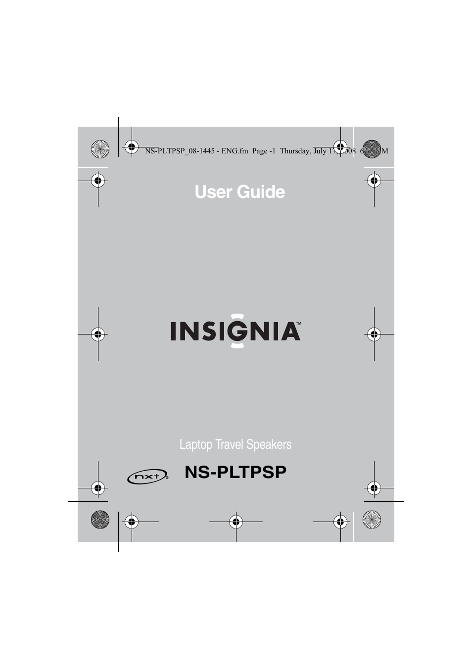 Insignia NS-PLTPSP User Manual | 20 pages