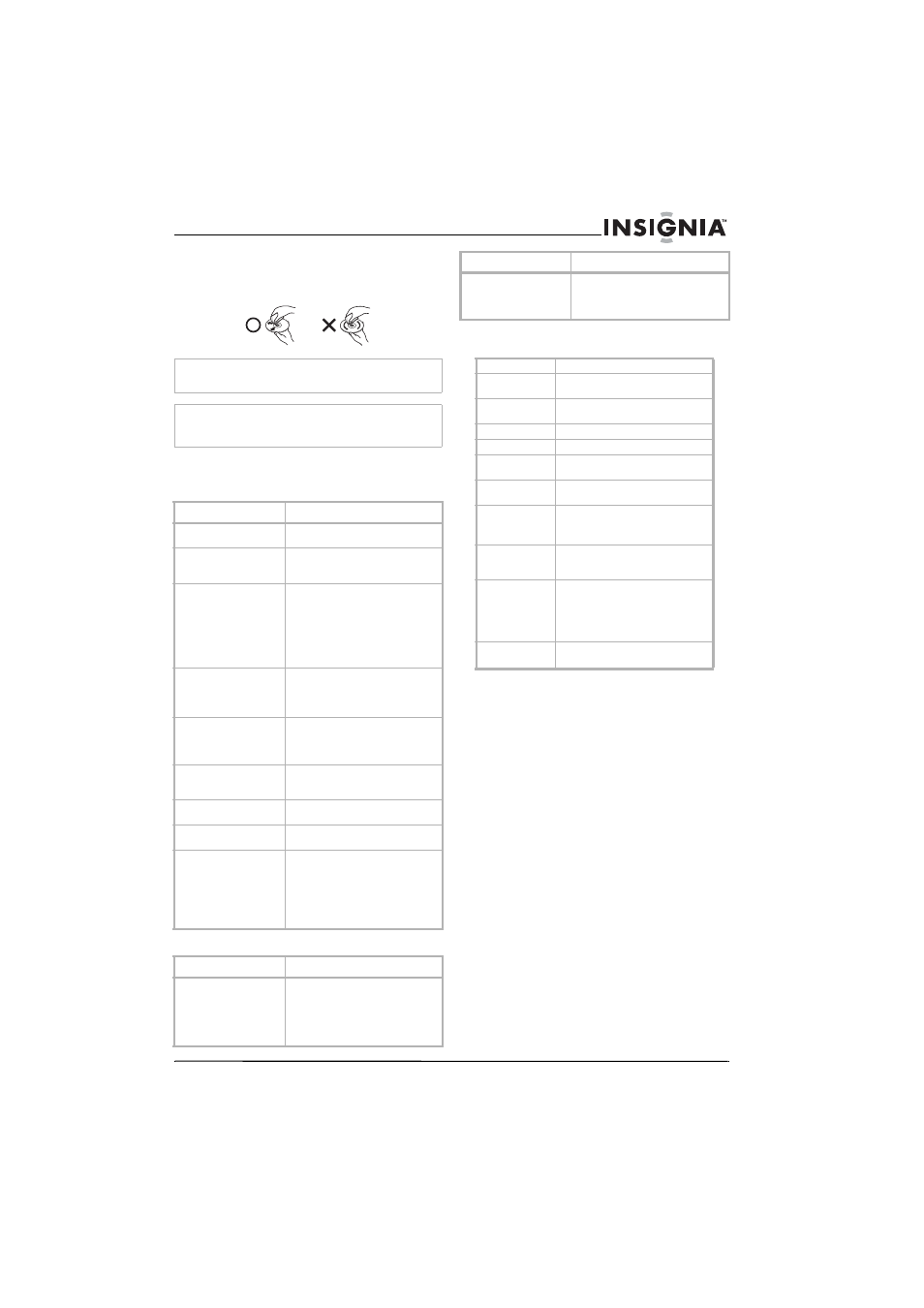 Solución de problemas, Especificaciones | Insignia 14" TV/DVD COMBO NS-14FCT User Manual | Page 37 / 40