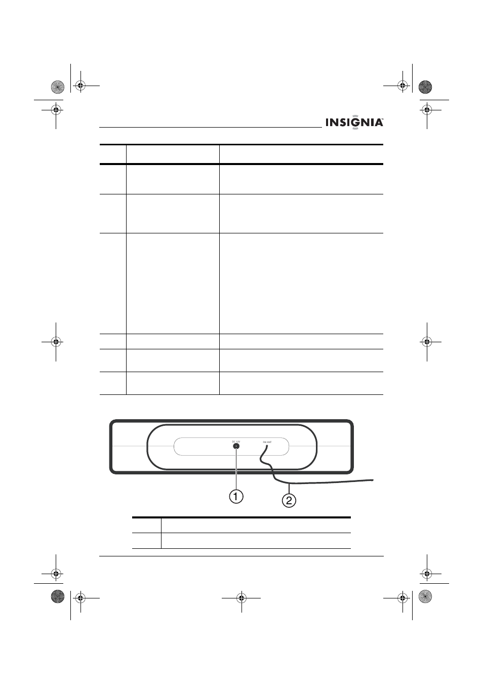 Face arrière | Insignia NS-C2114 User Manual | Page 25 / 64