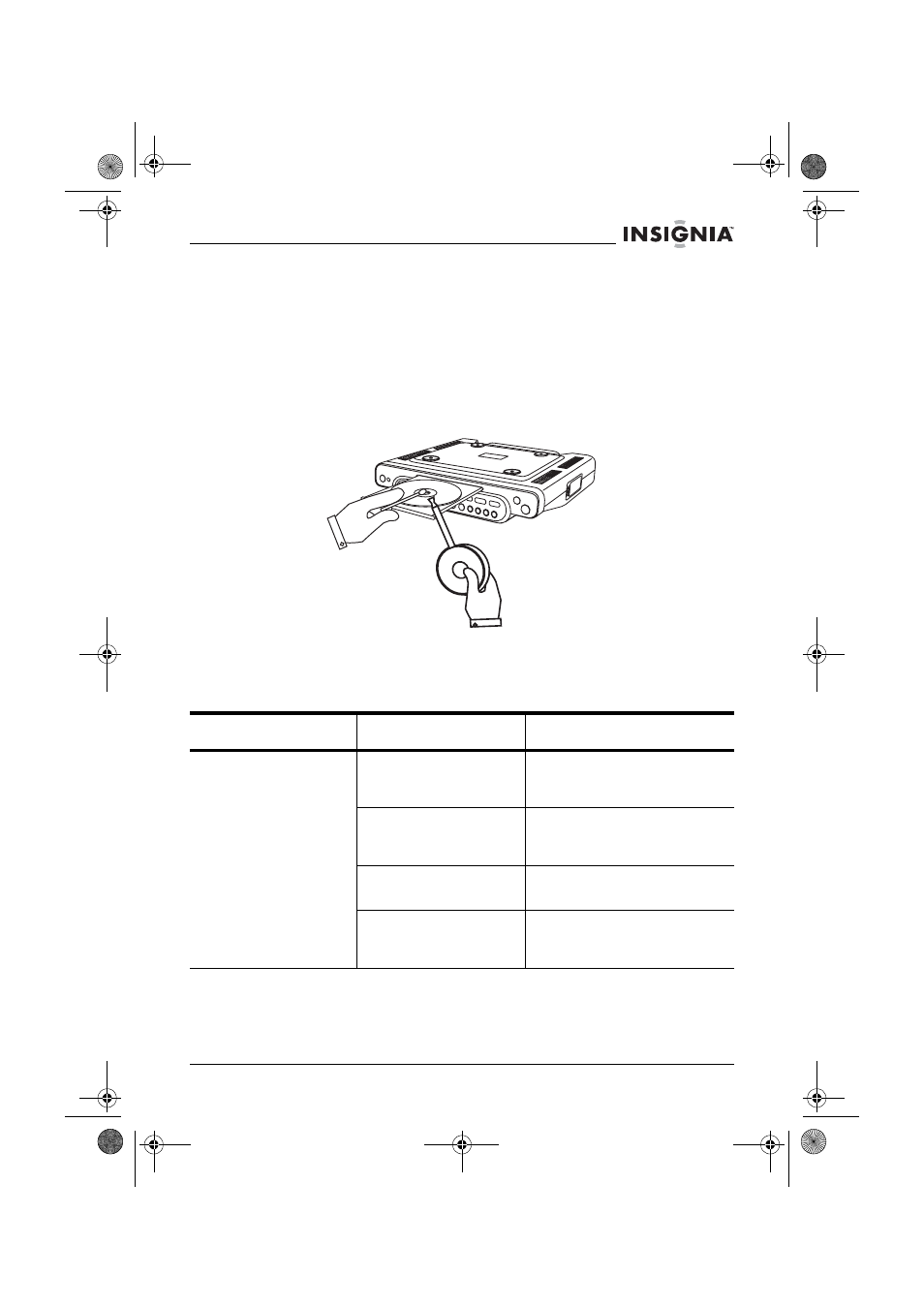 Nettoyage de la lentille optique, Pour nettoyer la lentille optique, Problèmes et solutions | Insignia NS-C2114 User Manual | Page 39 / 64