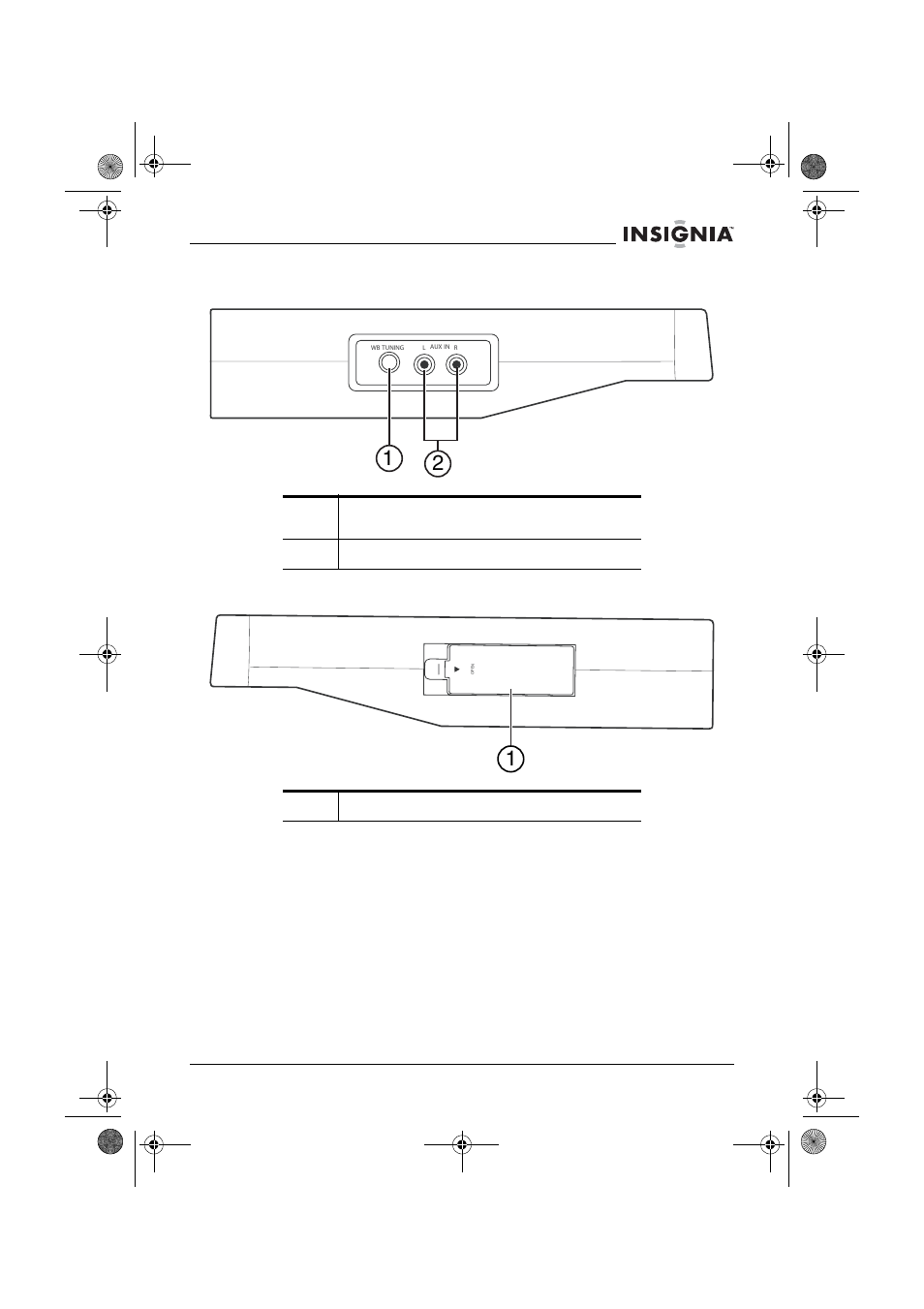 Izquierda, Derecha, Izquierda derecha | Insignia NS-C2114 User Manual | Page 47 / 64