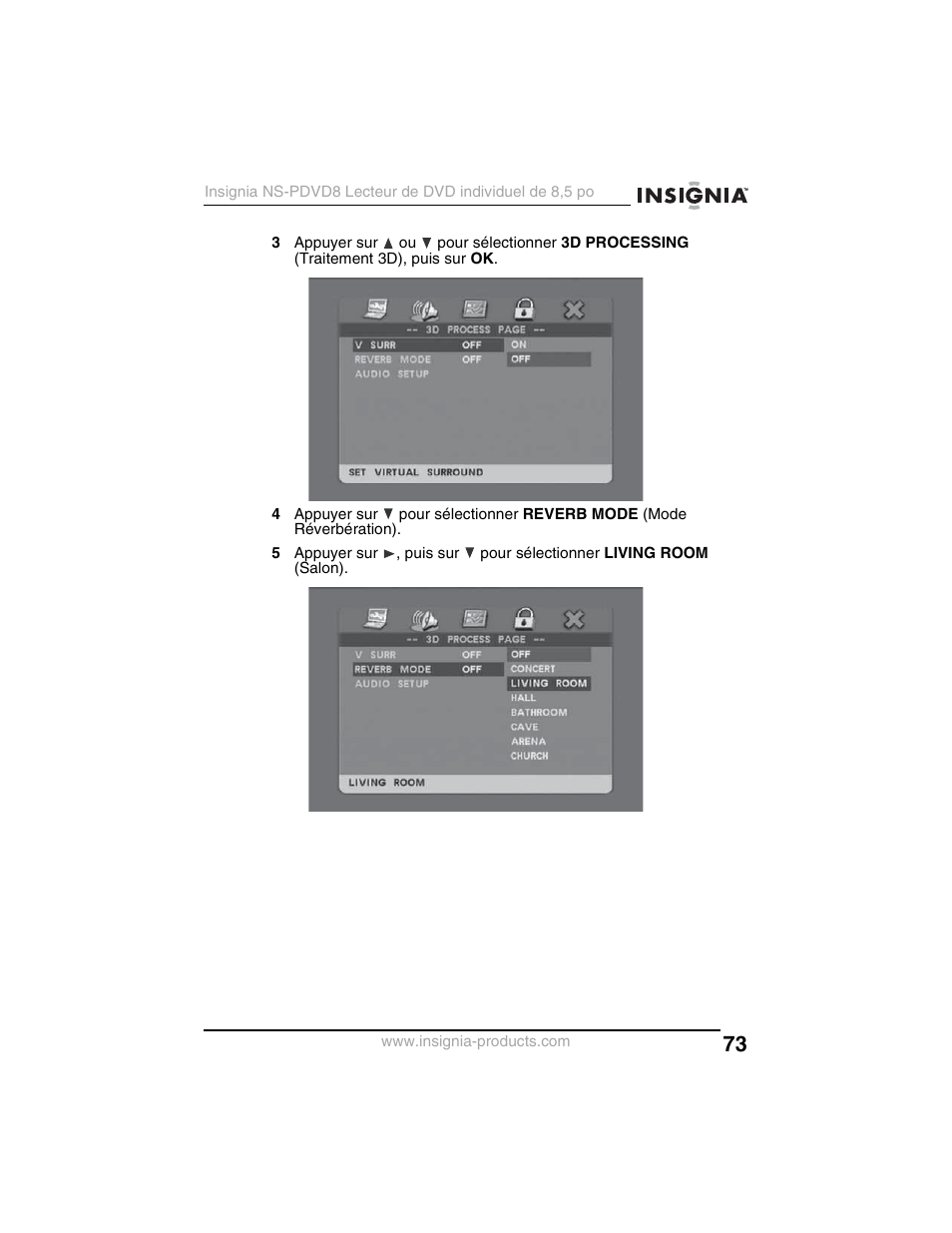 Insignia NS-PDVD8 User Manual | Page 75 / 134