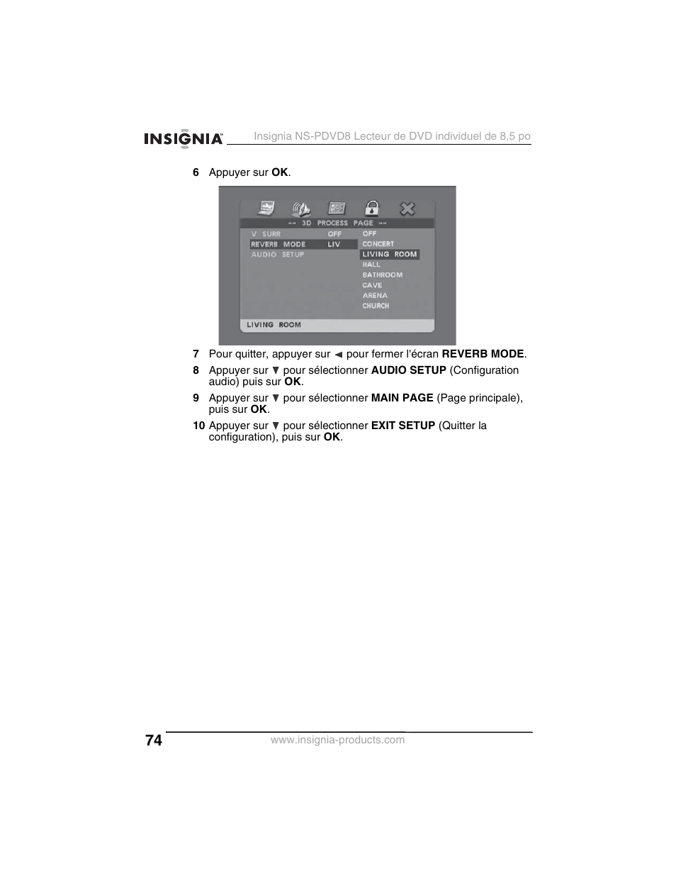 Insignia NS-PDVD8 User Manual | Page 76 / 134