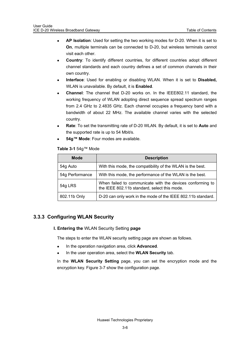 3 configuring wlan security, 3 configuring wlan security -6 | Insignia ICE D-20 EC506 User Manual | Page 24 / 45