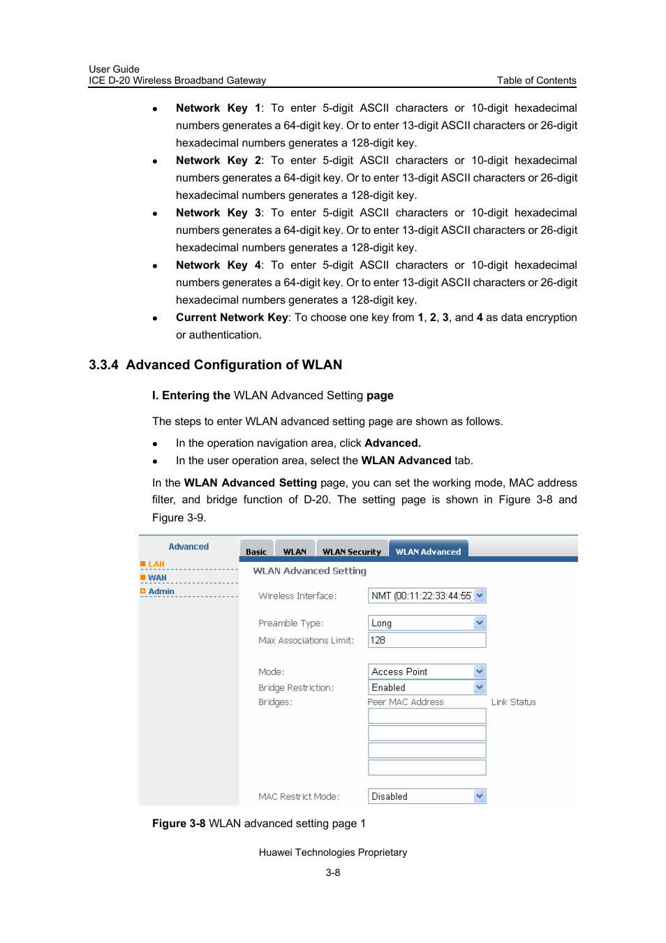 4 advanced configuration of wlan, 4 advanced configuration of wlan -8 | Insignia ICE D-20 EC506 User Manual | Page 26 / 45
