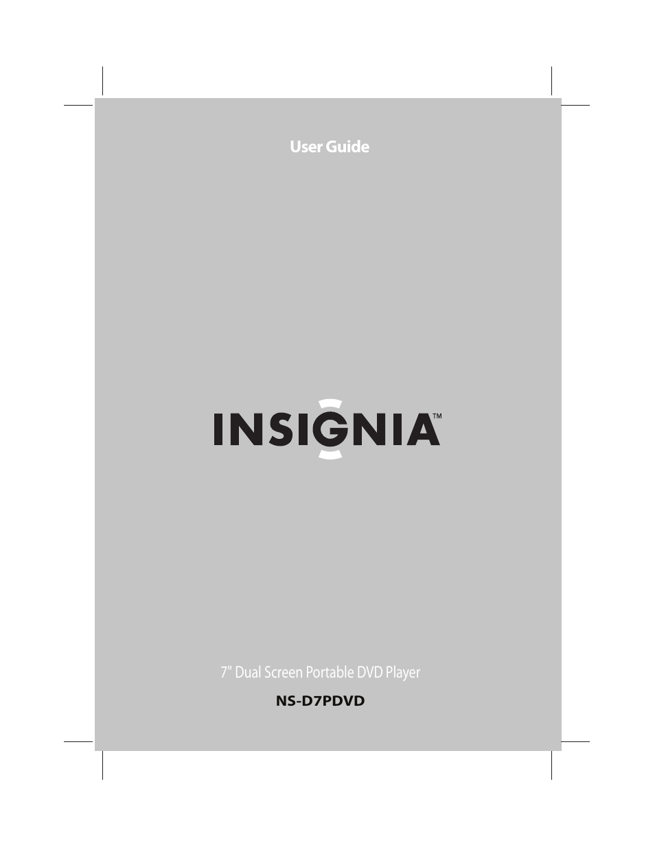 Insignia NS-D7PDVD User Manual | 29 pages