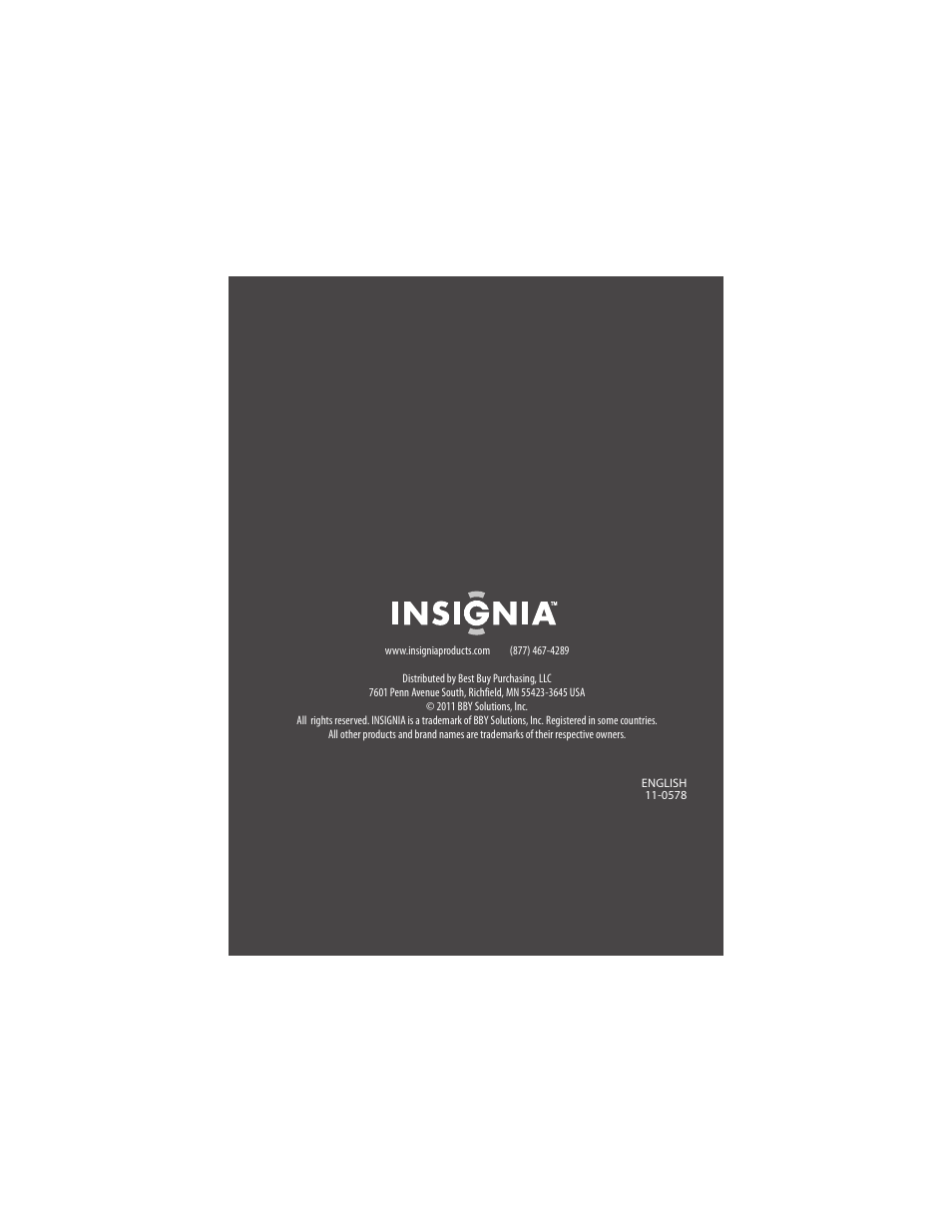 Insignia NS- DPF0812W User Manual | Page 36 / 36