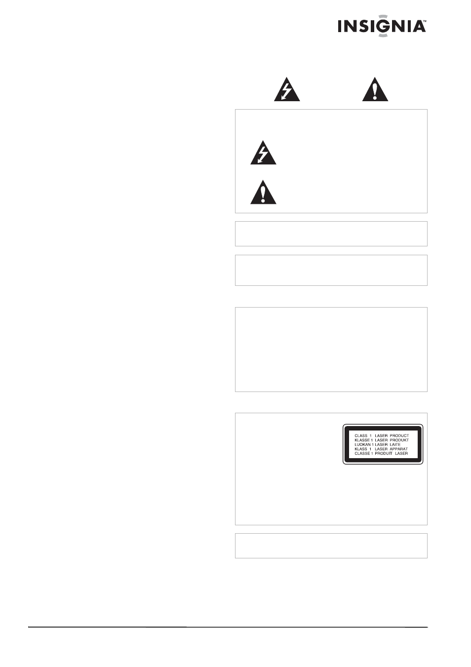 Insignia NS-H3005 User Manual | Page 3 / 116