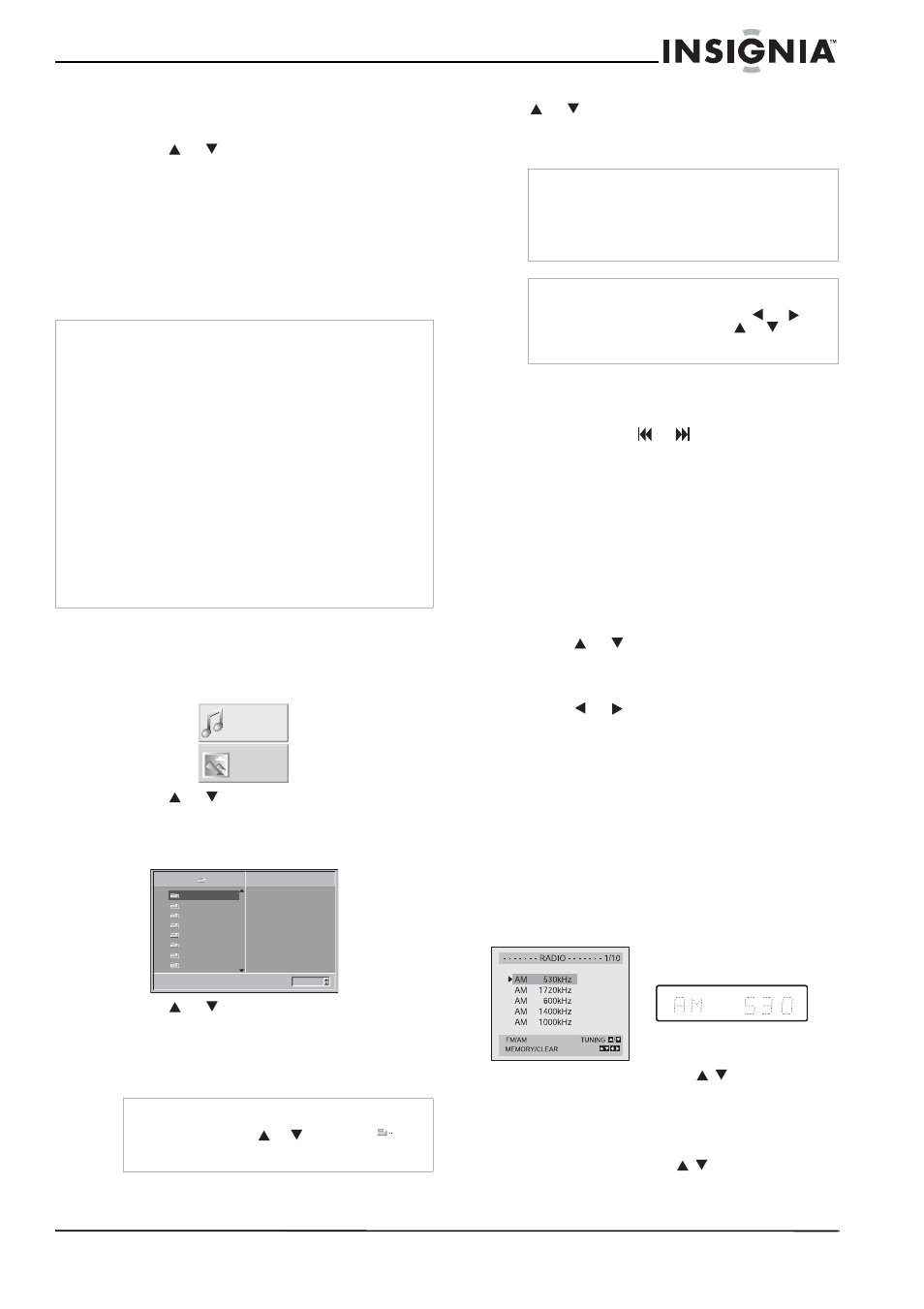 Using the radio, Using jpeg discs, Presetting stations | Insignia NS-H3005 User Manual | Page 31 / 116