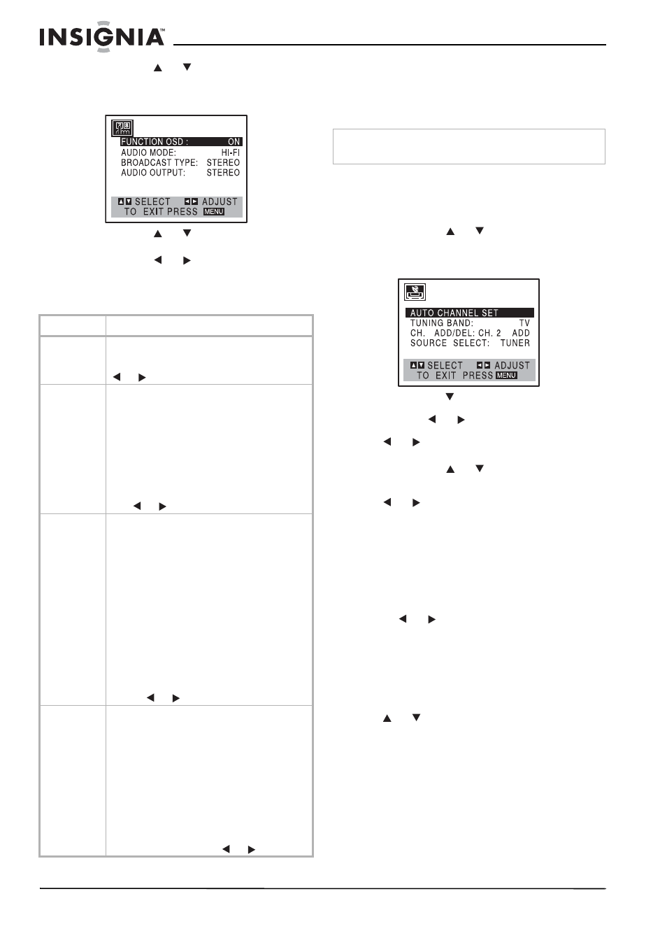 Insignia NS-H3005 User Manual | Page 50 / 116