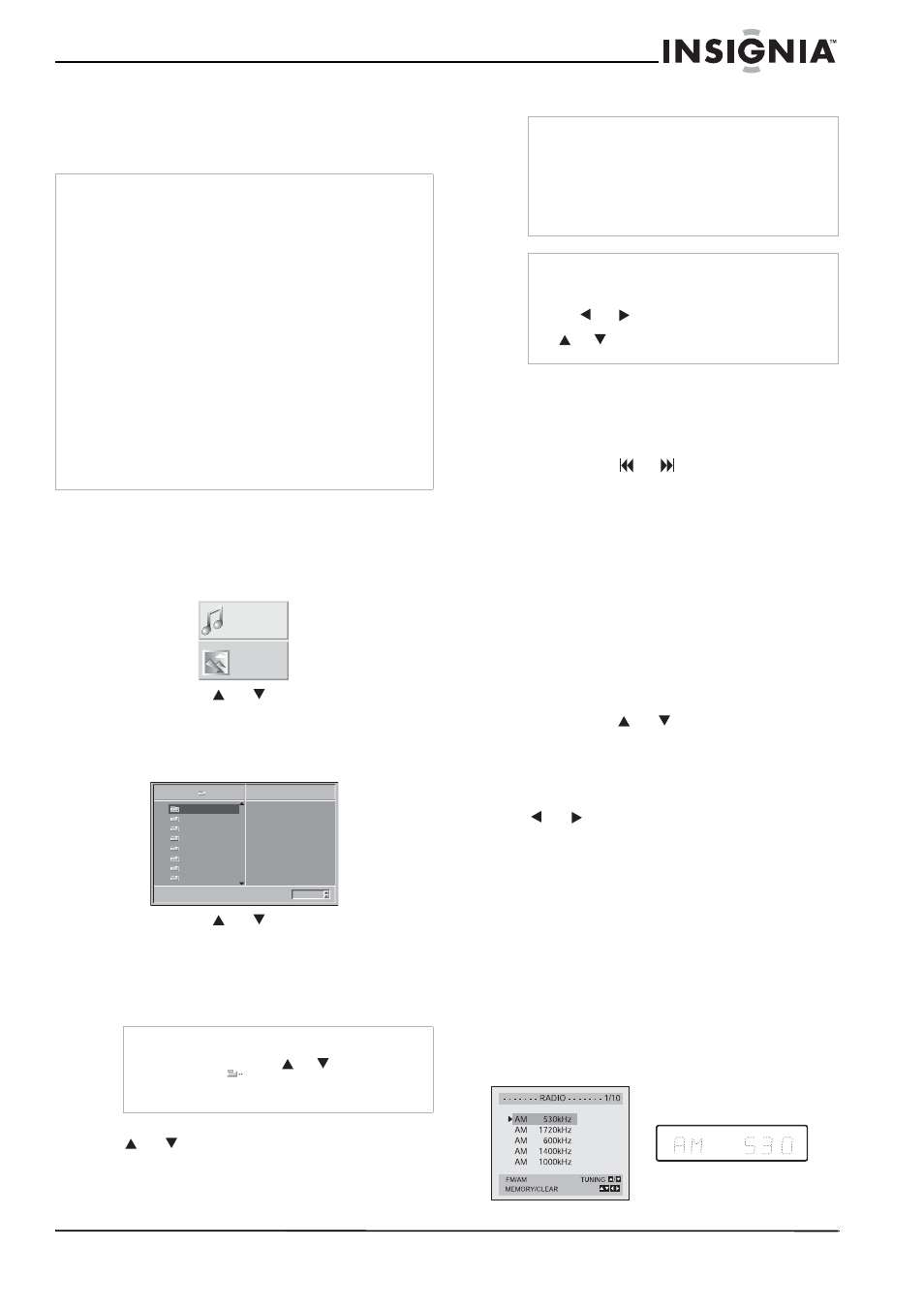 Fonctionnement de la radio, Utilisation de disques jpeg, Mémorisation des stations | Insignia NS-H3005 User Manual | Page 69 / 116