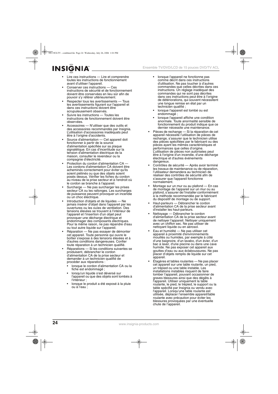Insignia NS-15cltv User Manual | Page 23 / 69