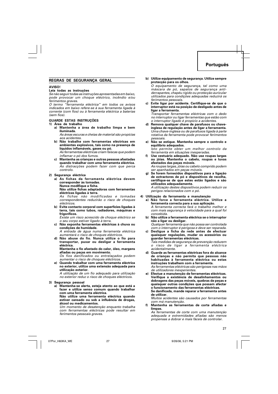 Português | Insignia H 60KA User Manual | Page 28 / 41