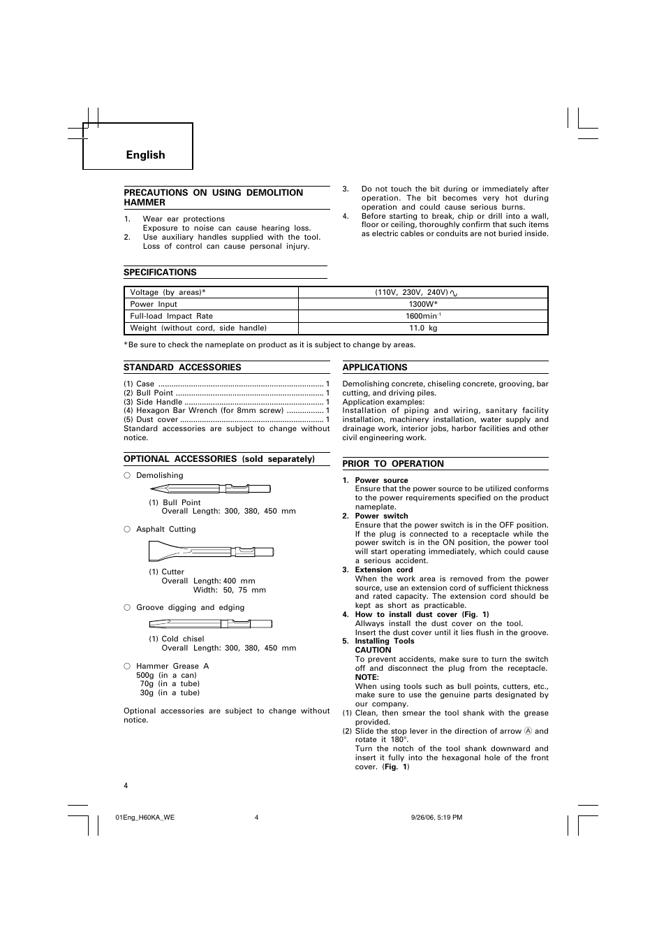 English | Insignia H 60KA User Manual | Page 5 / 41