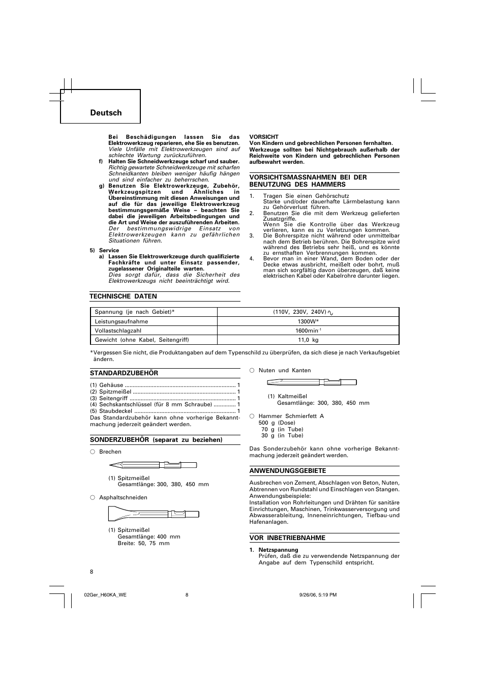 Deutsch | Insignia H 60KA User Manual | Page 9 / 41