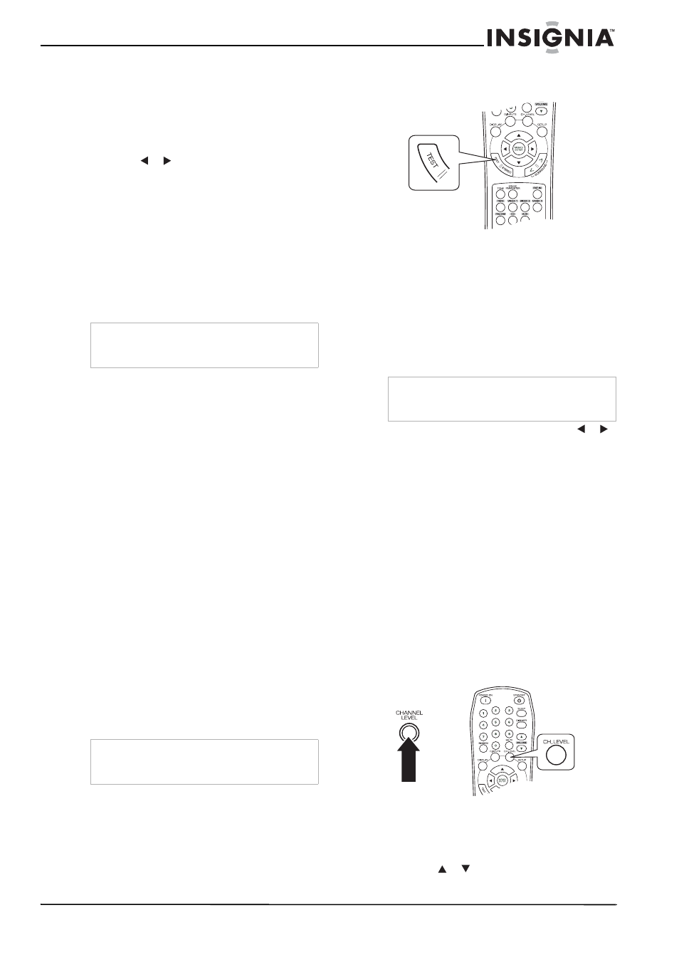 Ajuste del volumen del canal actual | Insignia NS-R5100 User Manual | Page 63 / 76