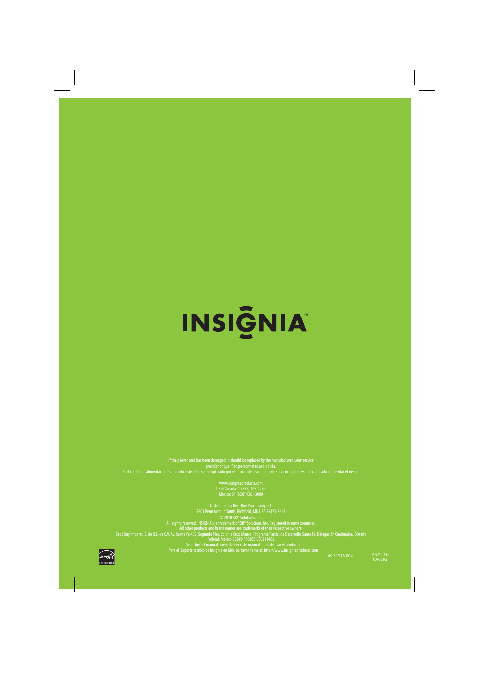 Insignia NS-32E570A11 User Manual | Page 48 / 48