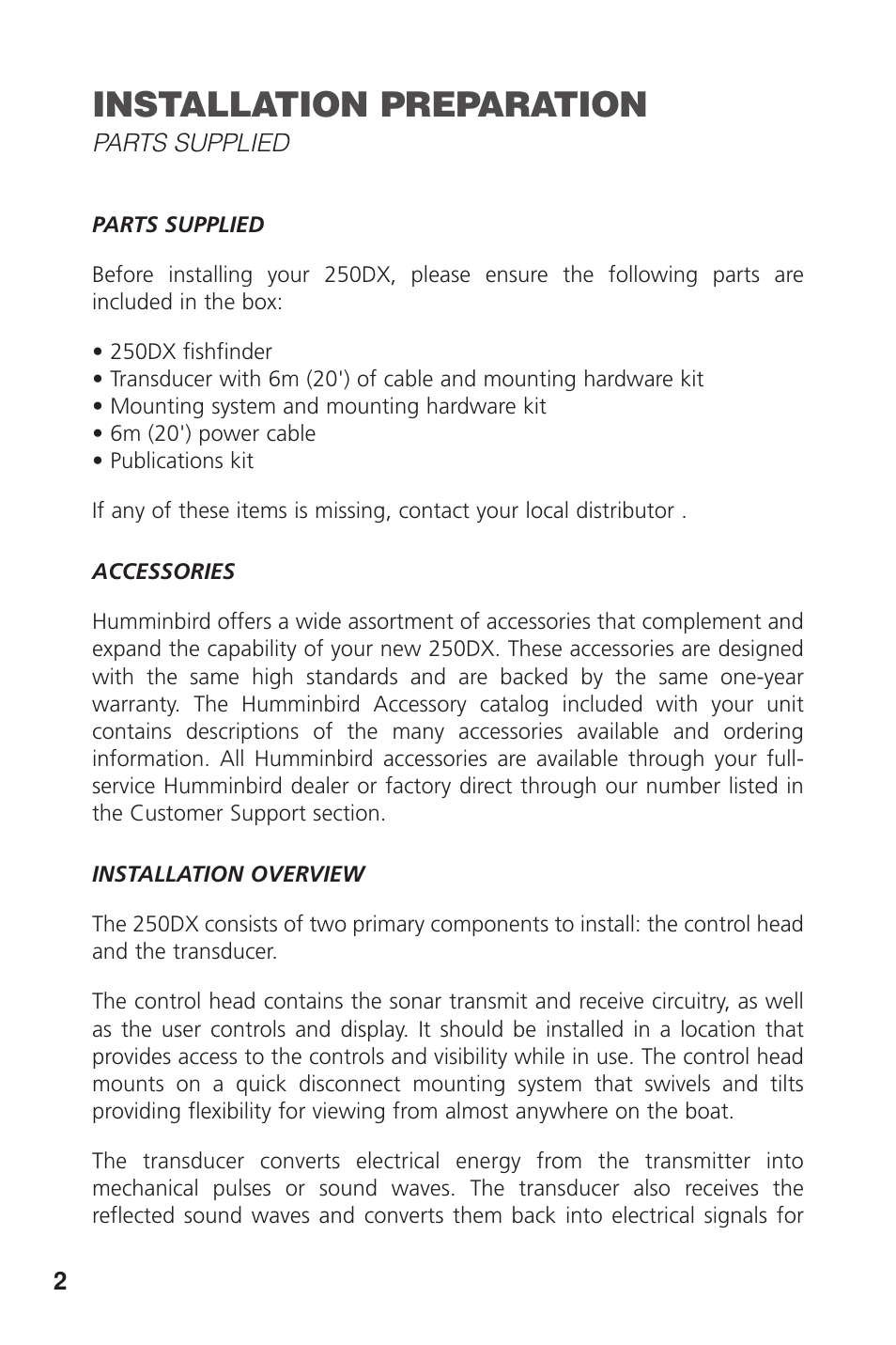 Installation preparation | Insignia DUAL BEAM 250DX User Manual | Page 4 / 36