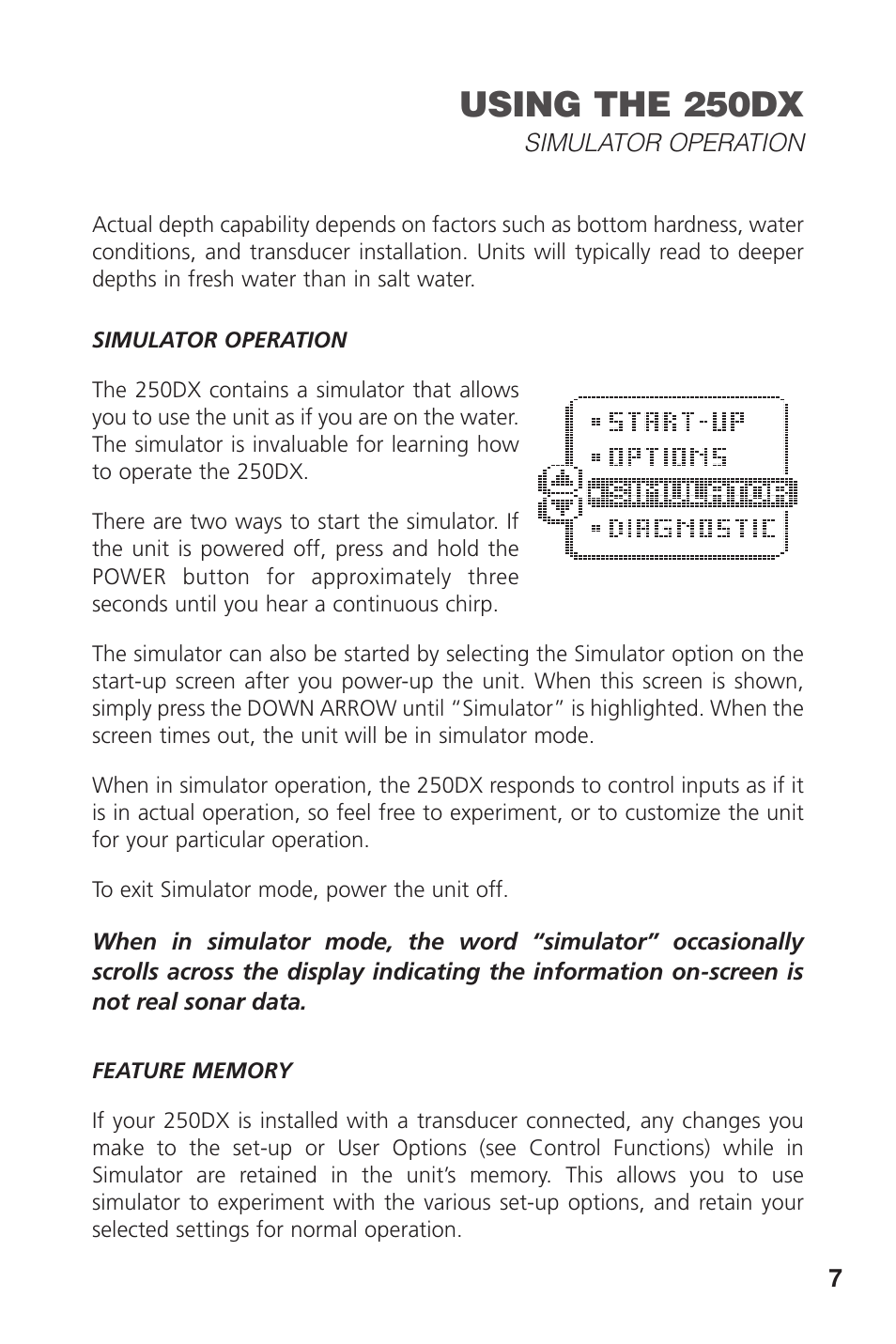 Using the 250dx | Insignia DUAL BEAM 250DX User Manual | Page 9 / 36