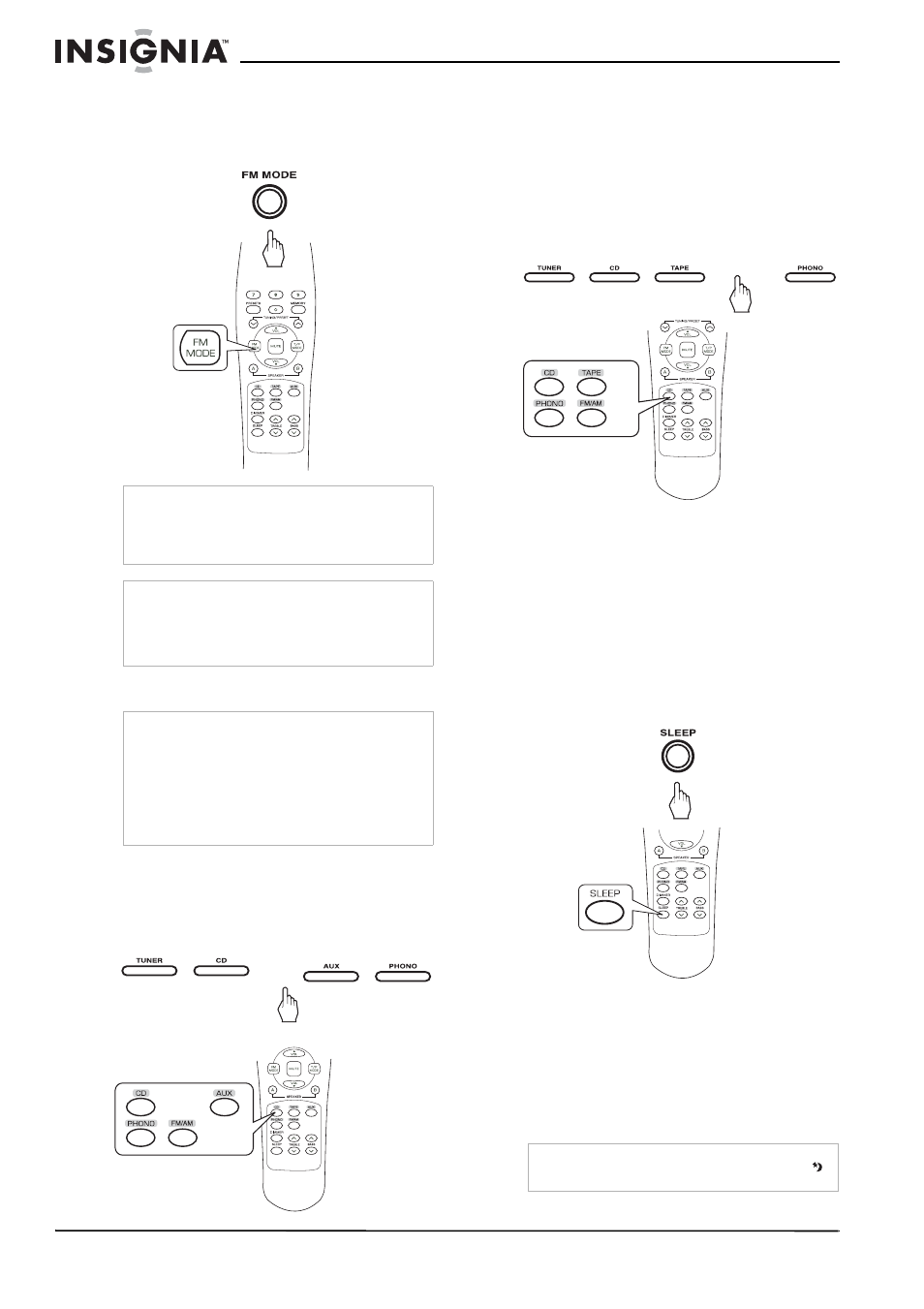 Enregistrement, Utilisation de l’arrêt différé | Insignia NS-R2000 User Manual | Page 30 / 56