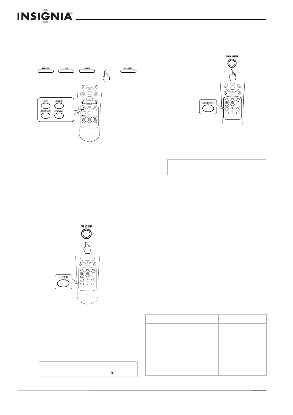 Uso del temporizador de apagado automático, Ajuste del brillo de la pantalla, Mantenimiento | Localización y corrección de fallas, Mantenimiento localización y corrección de fallas | Insignia NS-R2000 User Manual | Page 48 / 56