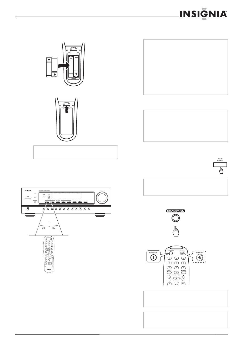 Using the remote control, Using your receiver, Listening to a program | Insignia NS-R2000 User Manual | Page 9 / 56