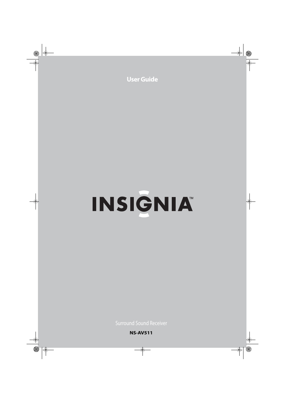 Insignia NS-AV511 User Manual | 38 pages