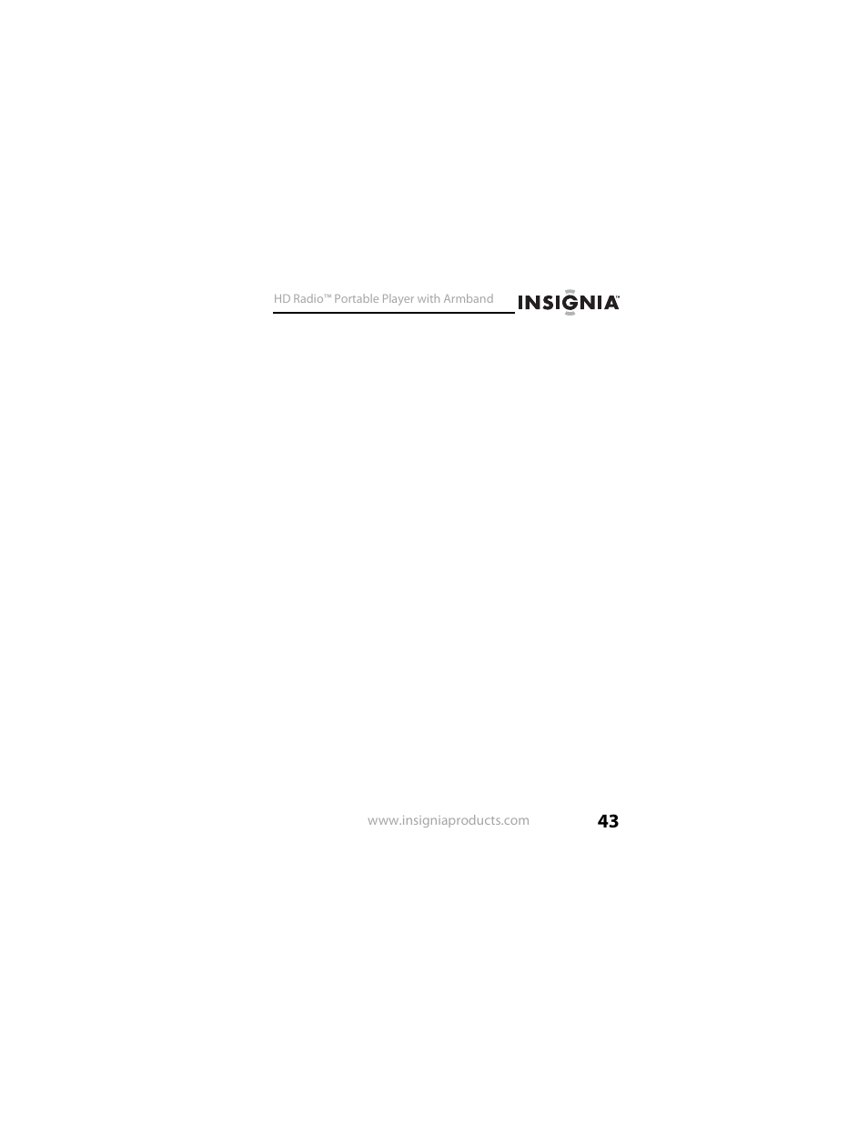 Insignia NS-HD01 User Manual | Page 43 / 44