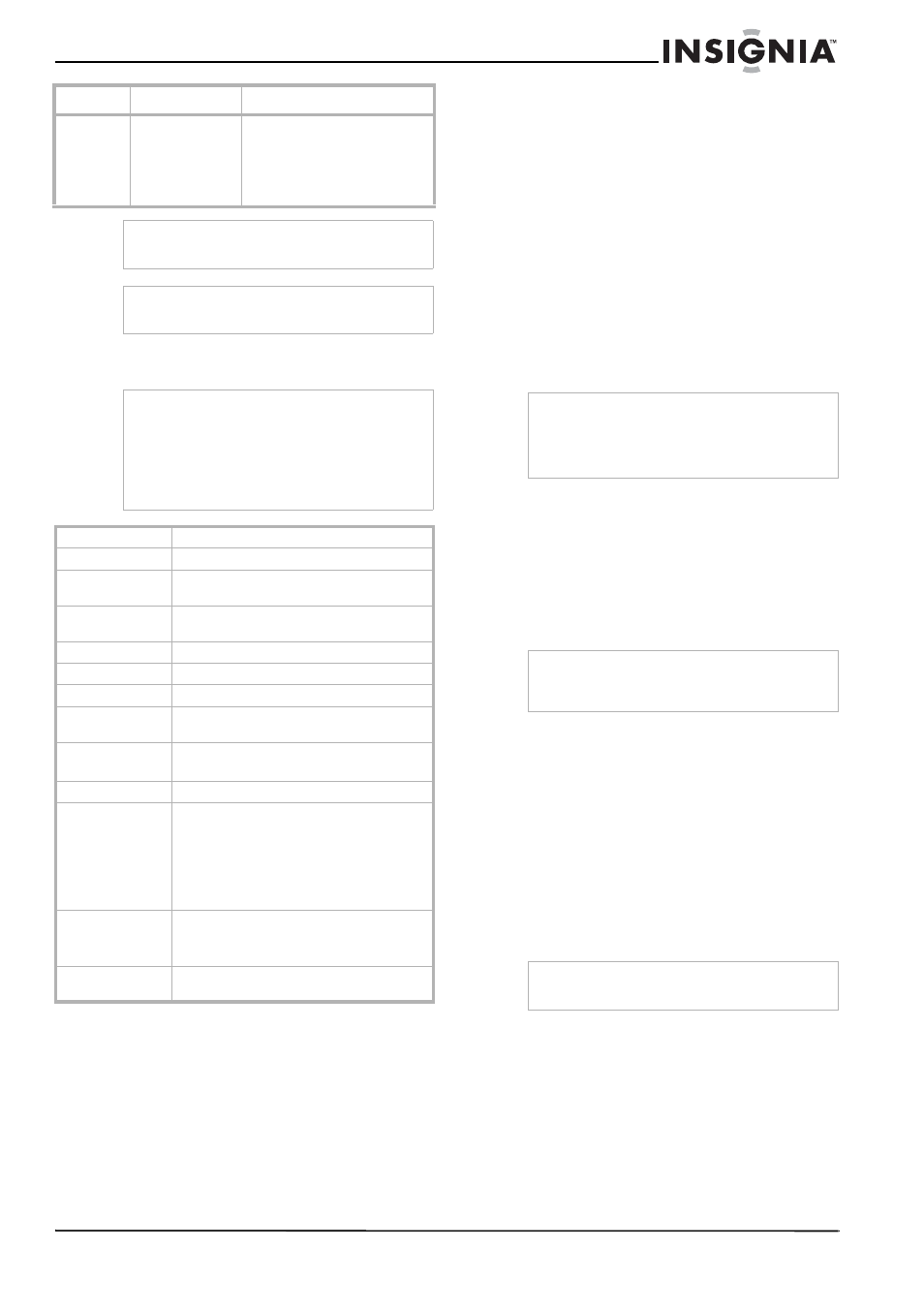 Spécifications, Programmation de la télécommande, Introduction | Programmation d'un périphérique, Spécifications programmation de la télécommande | Insignia NS-LCD37 User Manual | Page 57 / 100
