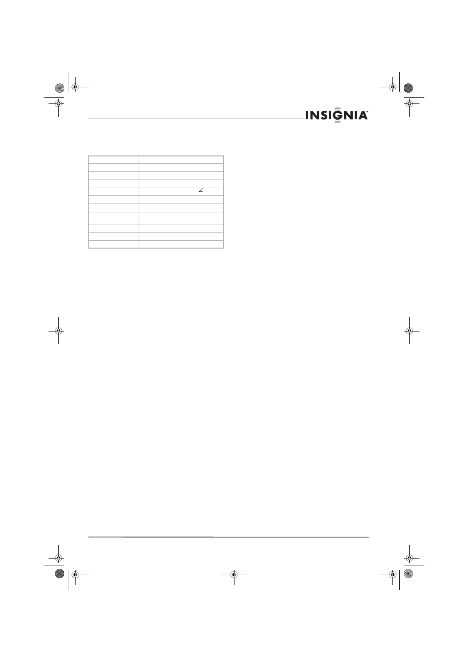 Specifications, Warranty information, Limited warranty | Copyright, Specifications warranty information | Insignia NS-M10OHD User Manual | Page 13 / 38