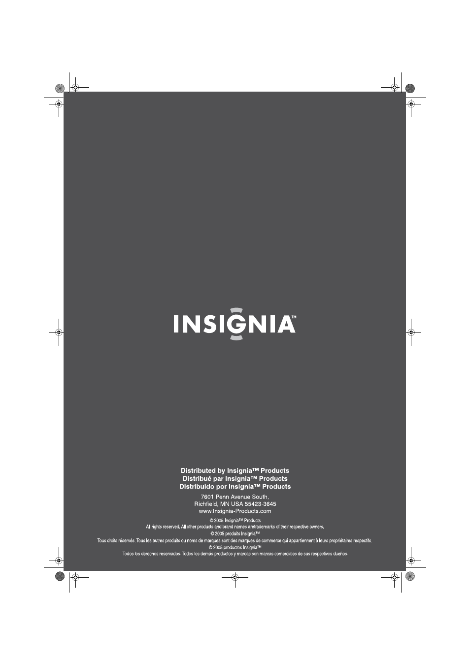 Insignia NS-M10OHD User Manual | Page 38 / 38