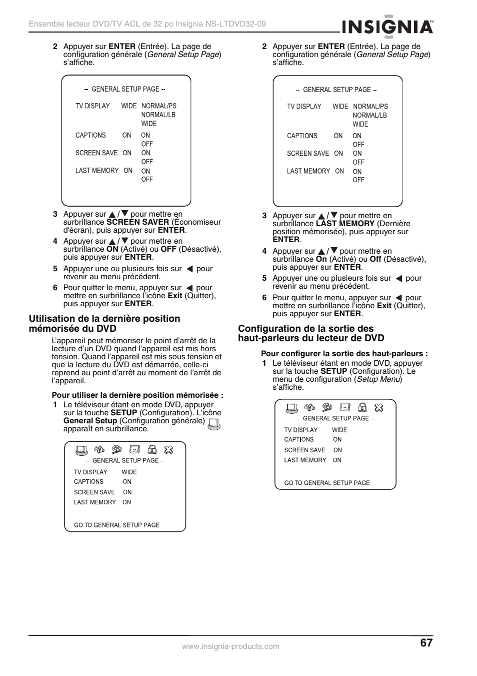 Insignia NS-LTDVD32-09 User Manual | Page 67 / 116