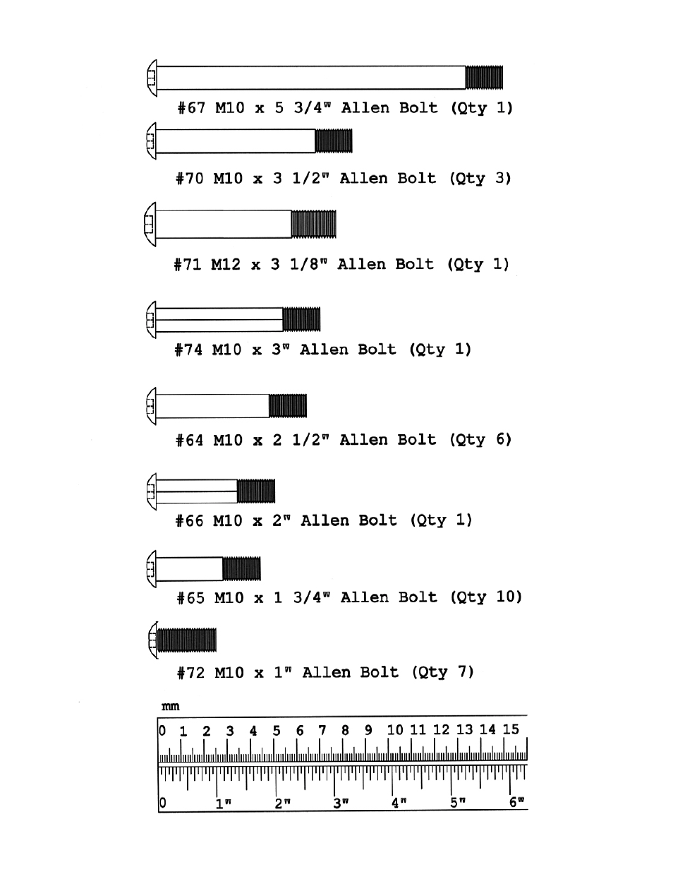 Hardware pack | Impex PHE1000 User Manual | Page 5 / 20