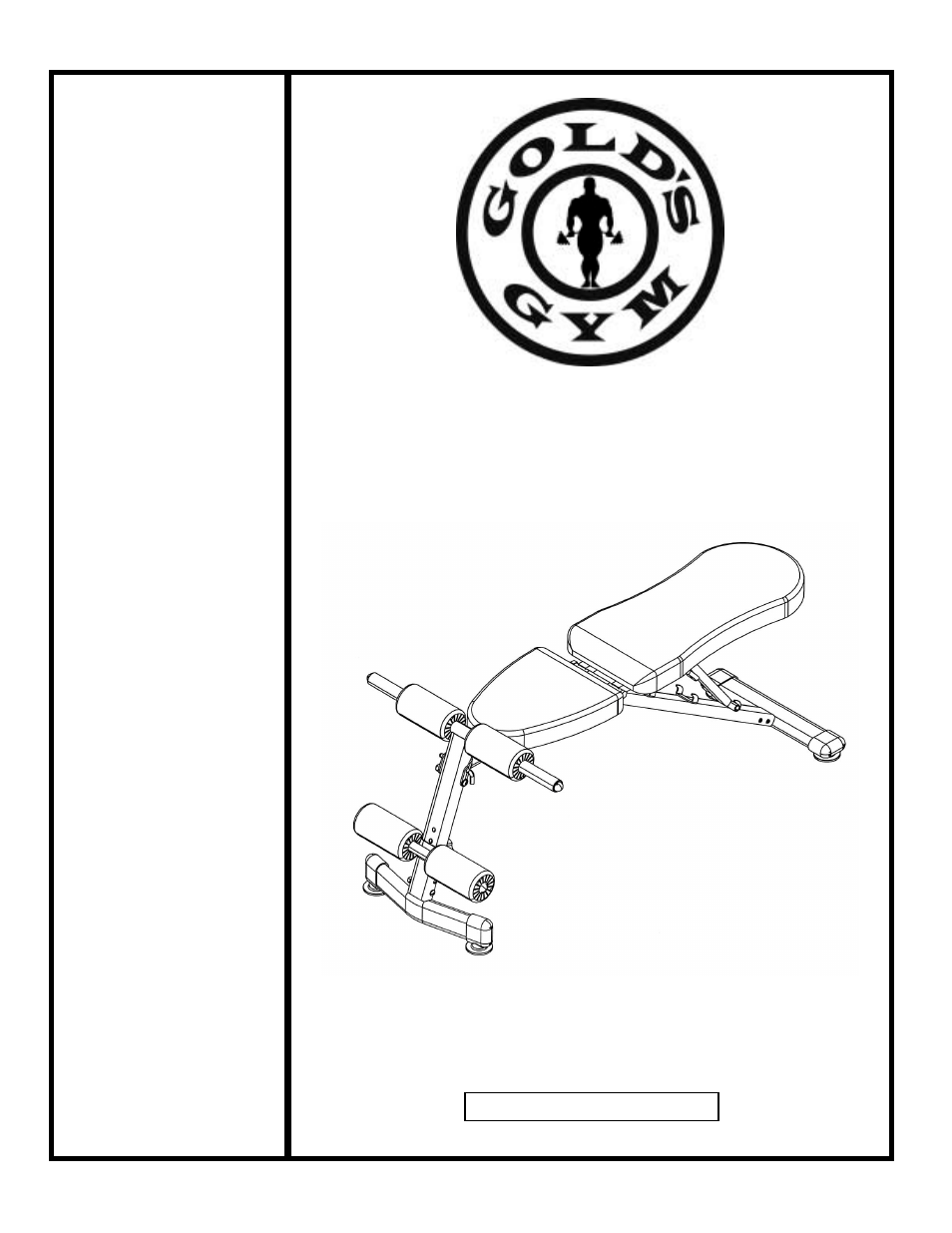 Impex Gold's Gym WMGG-224 User Manual | 11 pages