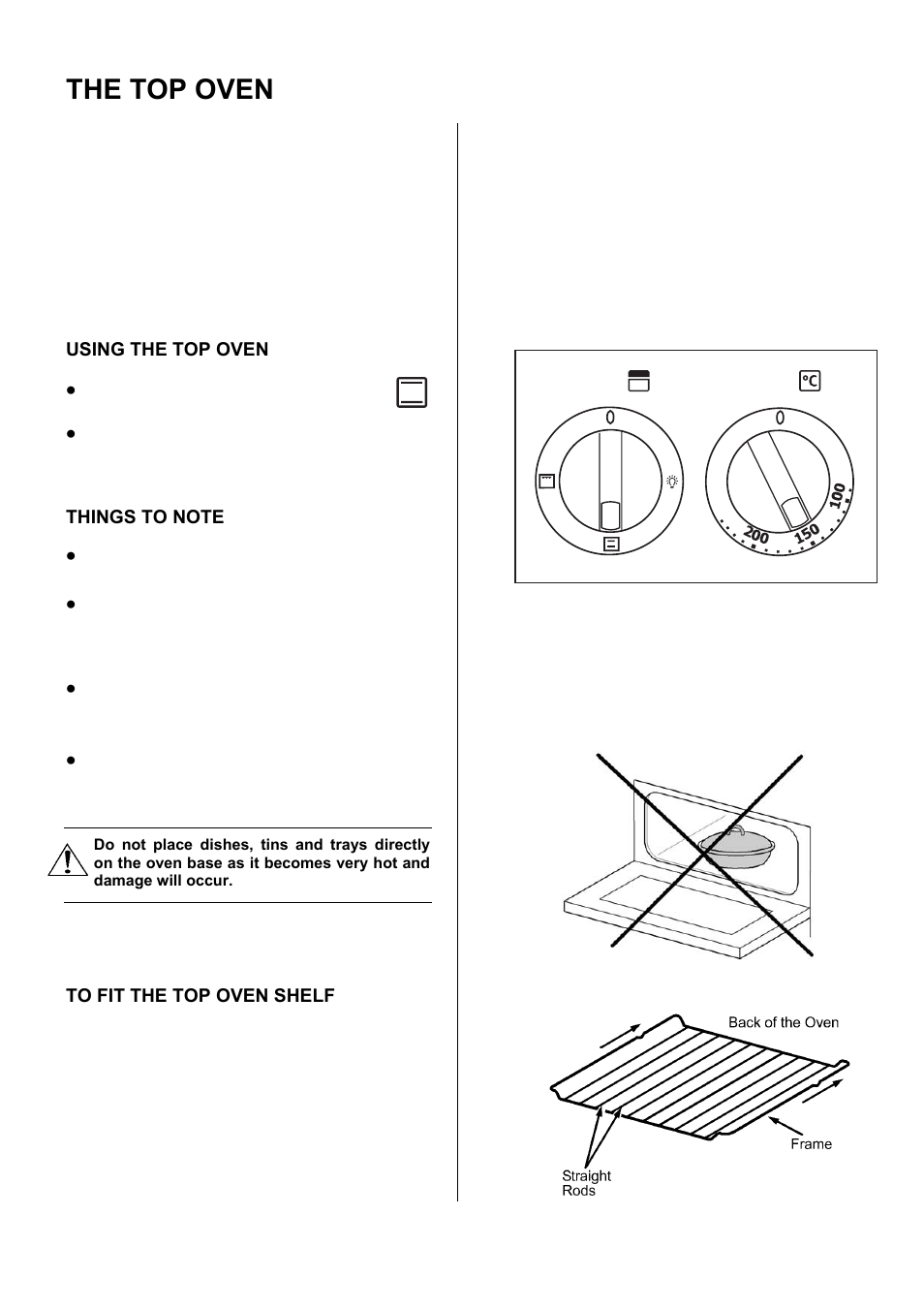 The top oven | INSIGHT 51 EKM6047 User Manual | Page 14 / 36