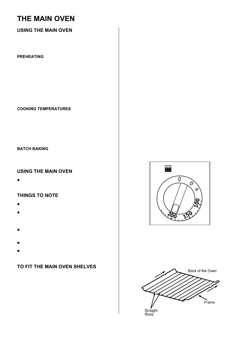 The main oven | INSIGHT 51 EKM6047 User Manual | Page 16 / 36