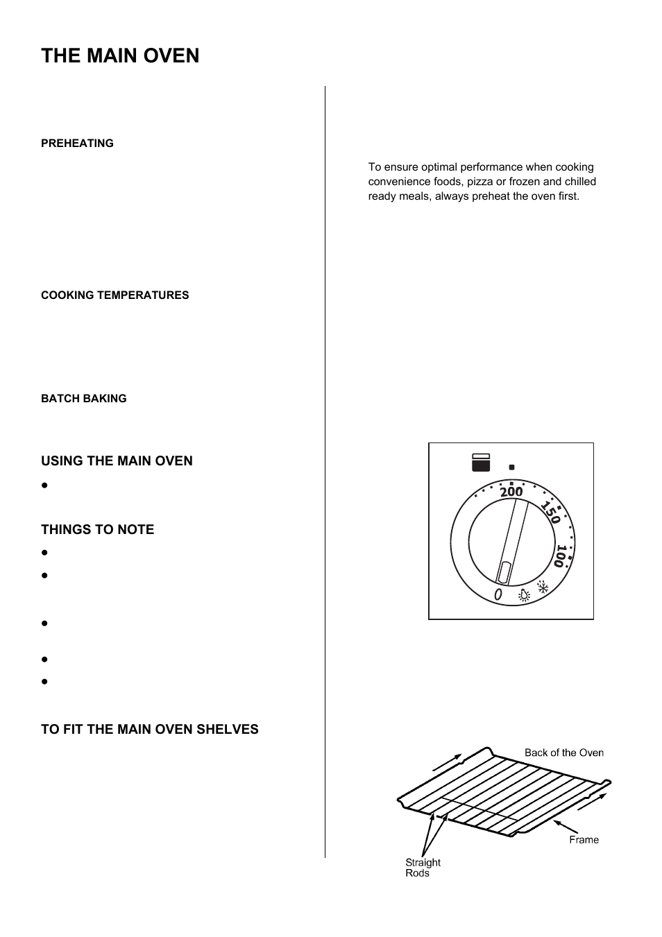 The main oven | INSIGHT 51 EKC6044 User Manual | Page 16 / 36