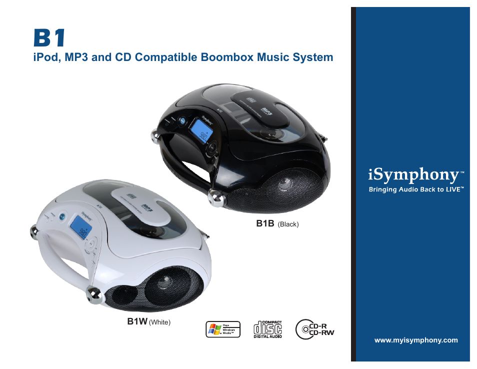 iSymphony B1 User Manual | 2 pages