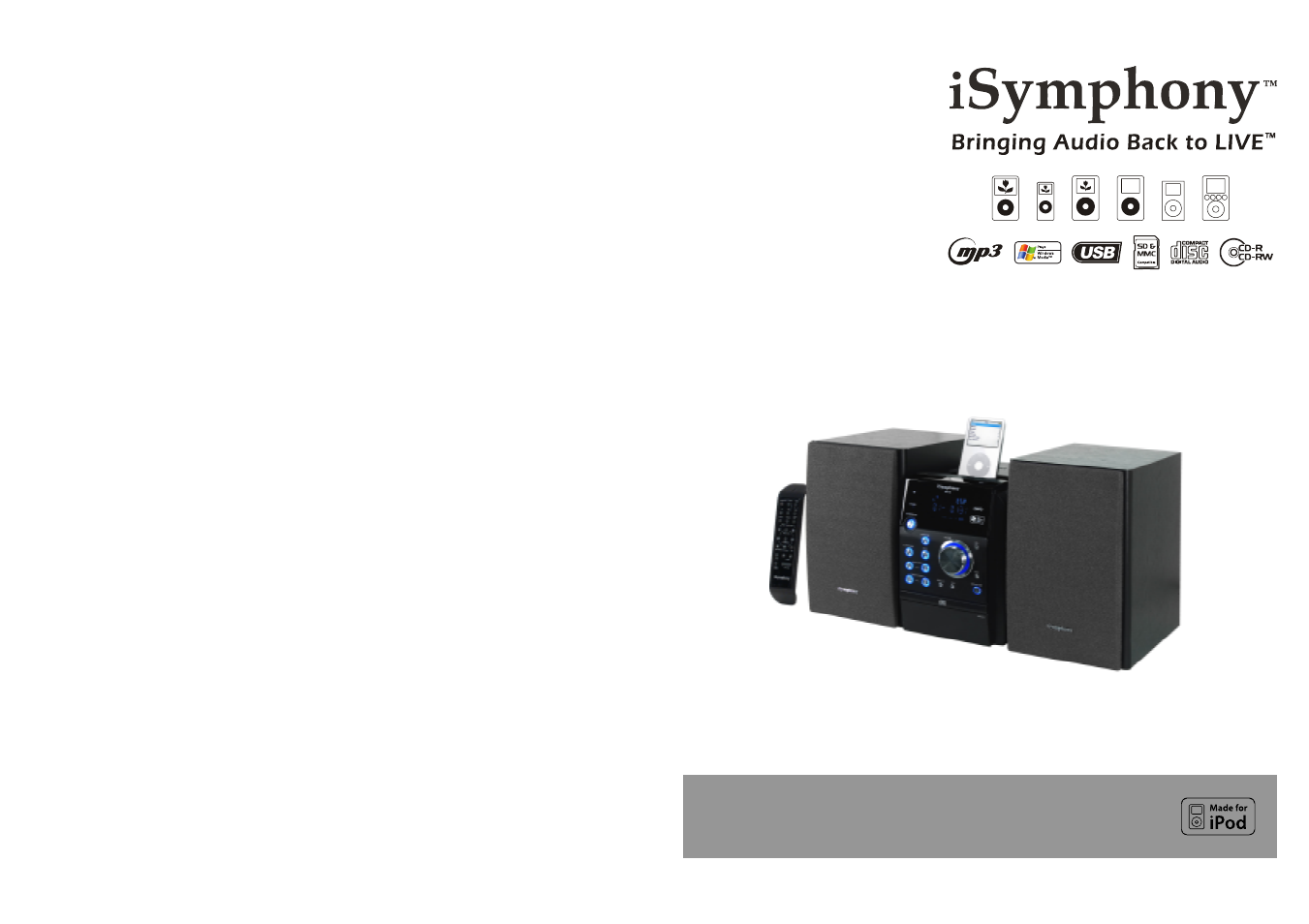 iSymphony M110 User Manual | 64 pages