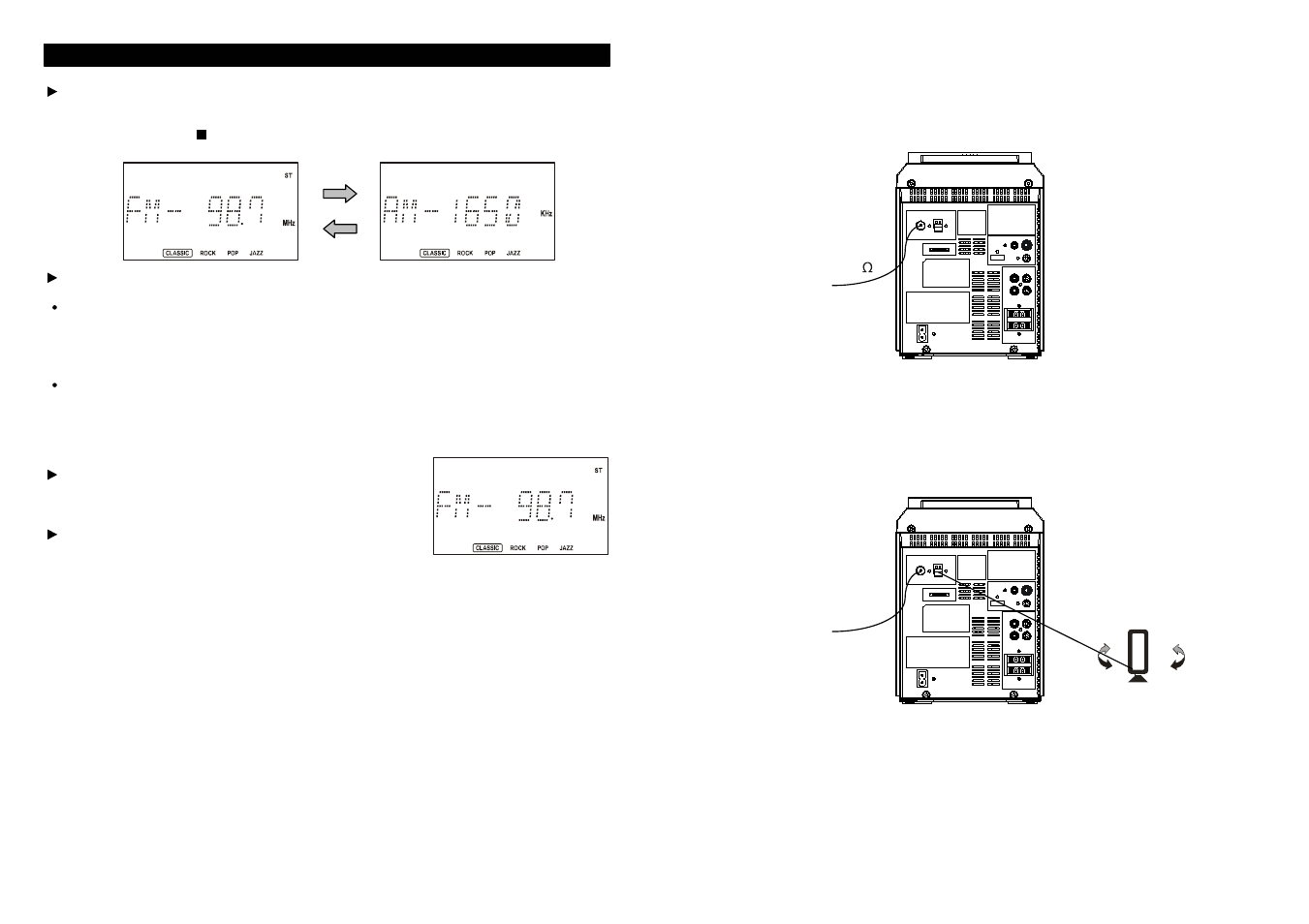 Utilisation de la radio | iSymphony M110 User Manual | Page 32 / 64